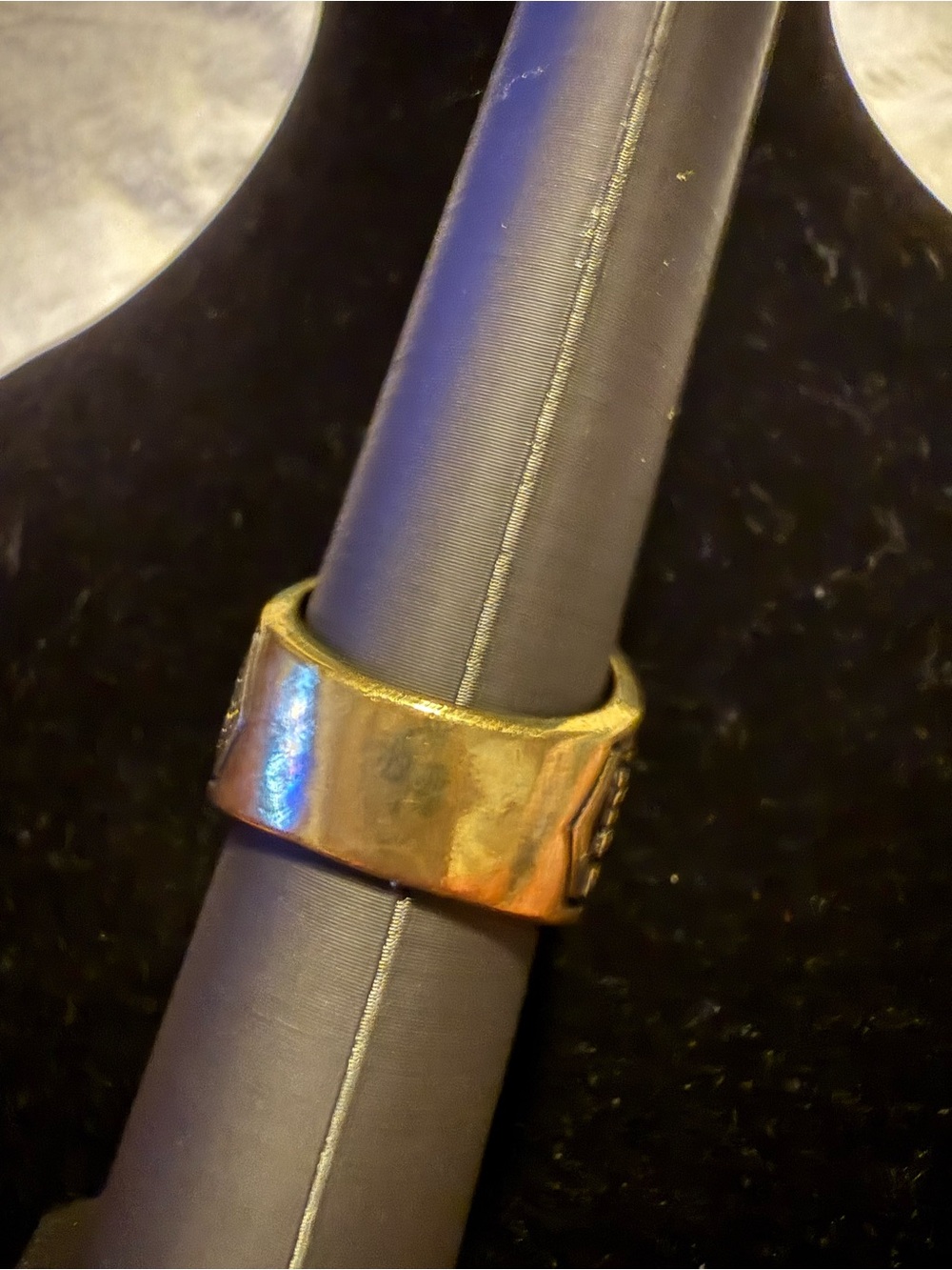New York Champions Gold Tone and Blue Team Ring Walgreens - Picture 5 of 8